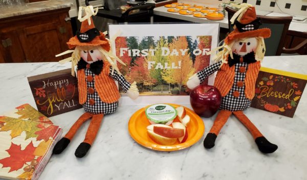 Fall table decoration