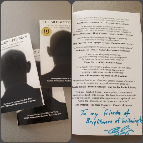Signed Copy of "the Silhoutte Man" book